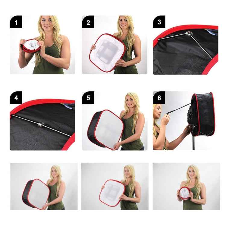 Universal Portable Collapsible LED Video Light Softbox Diffuser for Yongnuo Godox Photographic Lighting