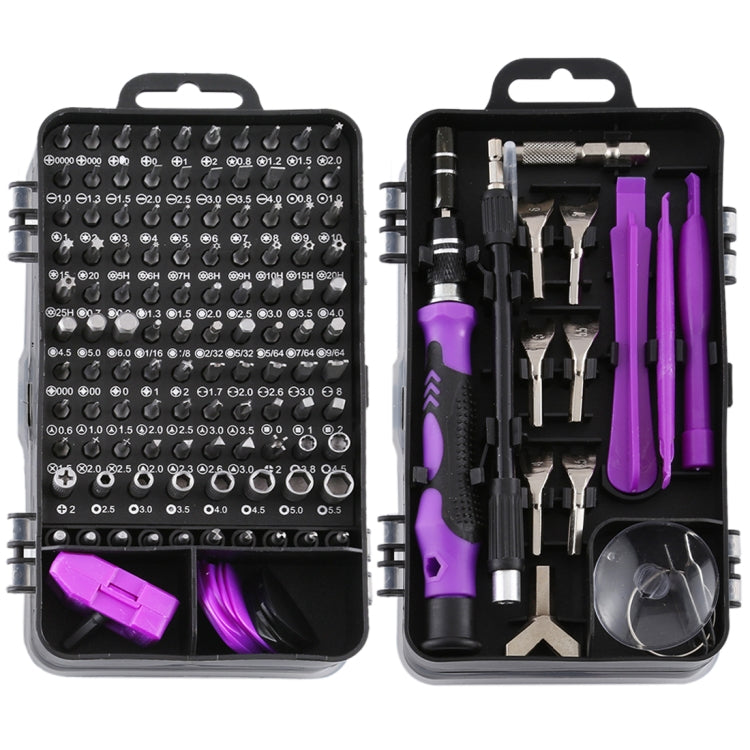 135 in 1 DIY Mobile Phone Disassembly Tool Clock Repair Multi-function Tool Screwdriver Set, 135 in 1 (Gray), 135 in 1 (Red), 135 in 1 (Purple)
