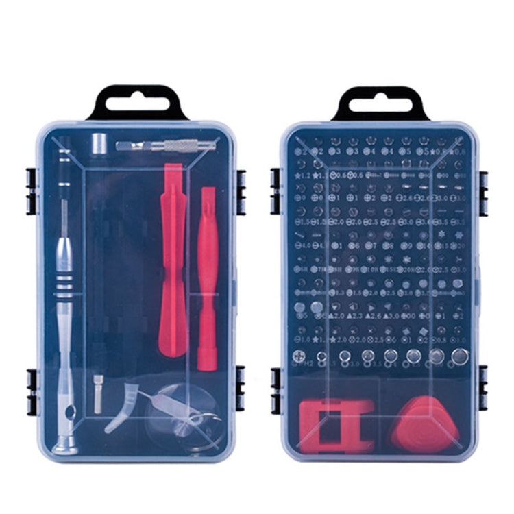 Watch Mobile Phone Disassembly Maintenance Tool Multi-function Chrome Vanadium Steel Screwdriver Set, 110 in 1 (Yellow), 110 in 1 (Blue), 110 in 1 (Red)