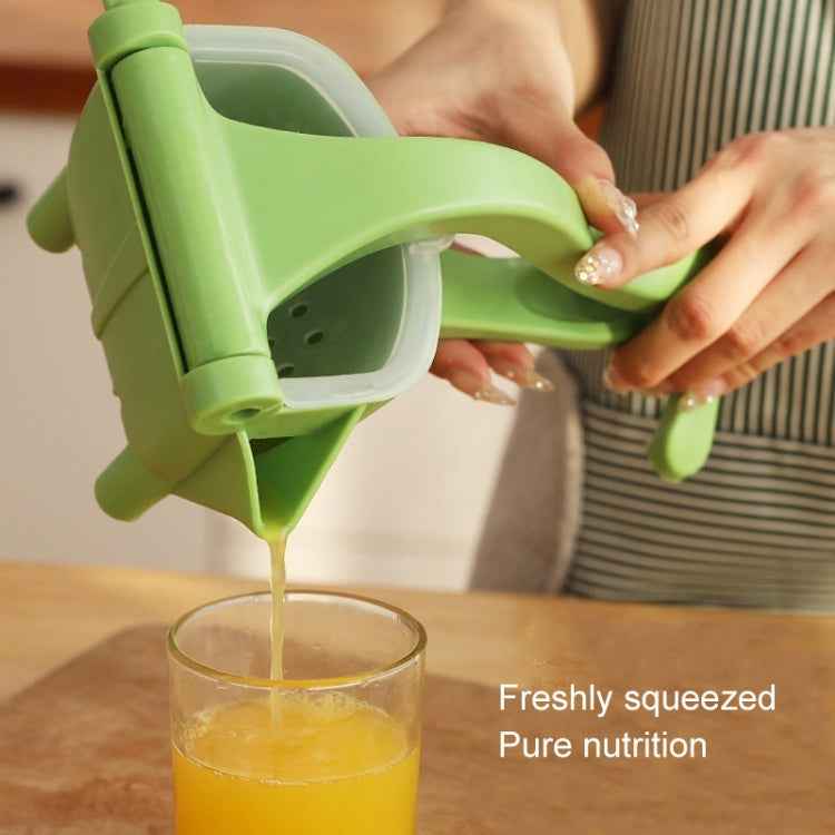 Portable Household Plastic Manual Crushed Ice Juicer Special For Bar Tea Shop Hand Squeeze Juicer