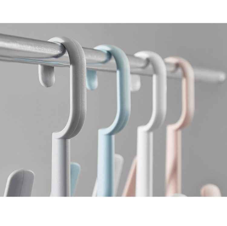 Multifunctional Outdoor Windproof Clothes Rack Balcony Shoe Rack Random Color