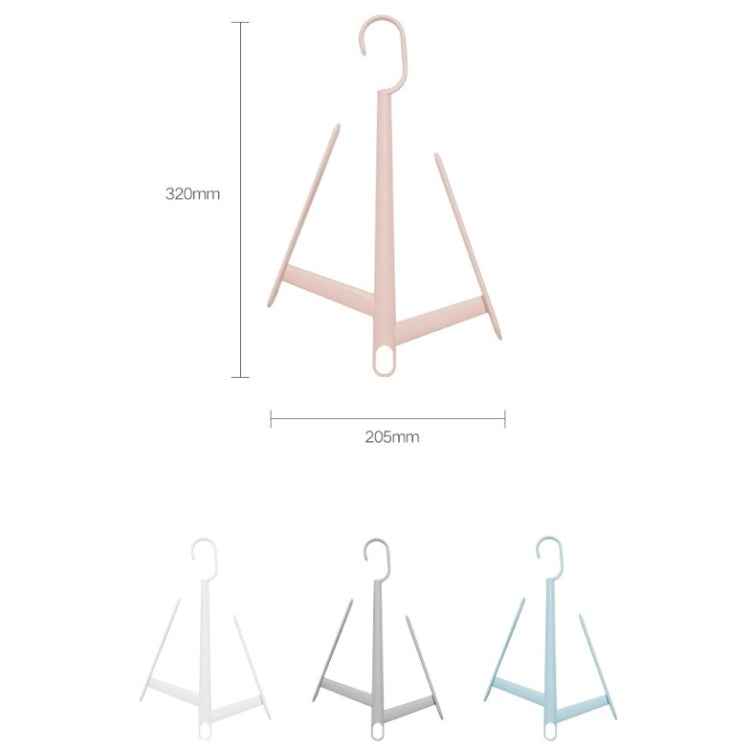 Multifunctional Outdoor Windproof Clothes Rack Balcony Shoe Rack Random Color