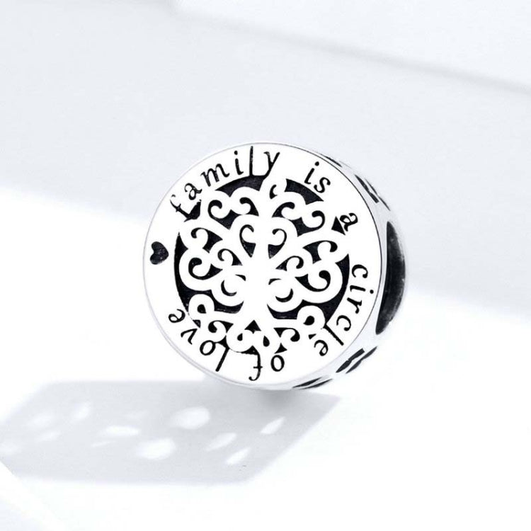 925 Sterling Silver Beaded Family Tree Beads DIY Bracelet Accessories, SCC1324