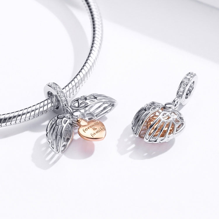 925 Sterling Silver Pendant Can Open Forever Home Charm DIY Bracelet Accessory