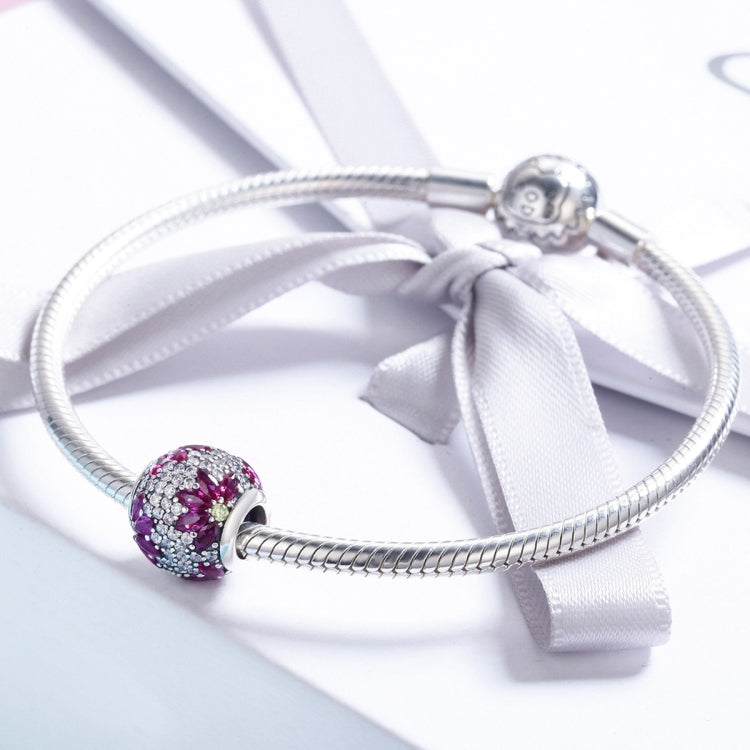 925 Sterling Silver Bead Spring Bracelet Pendant DIY Beaded Accessories