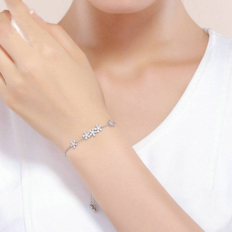 S925 Daisy Lady Sterling Silver Bracelet