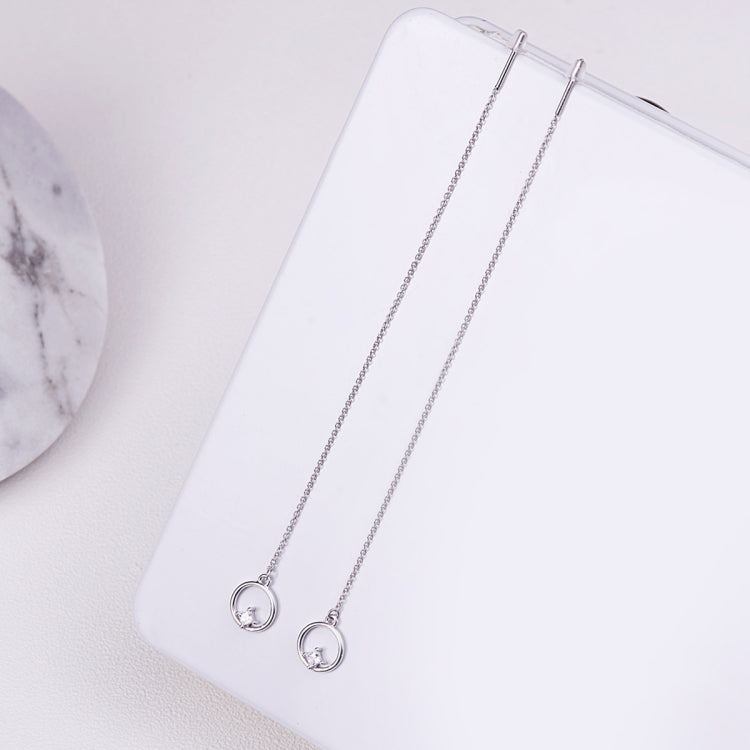Valentine Day Gift Simple S925 Sterling Silver Stud Earrings