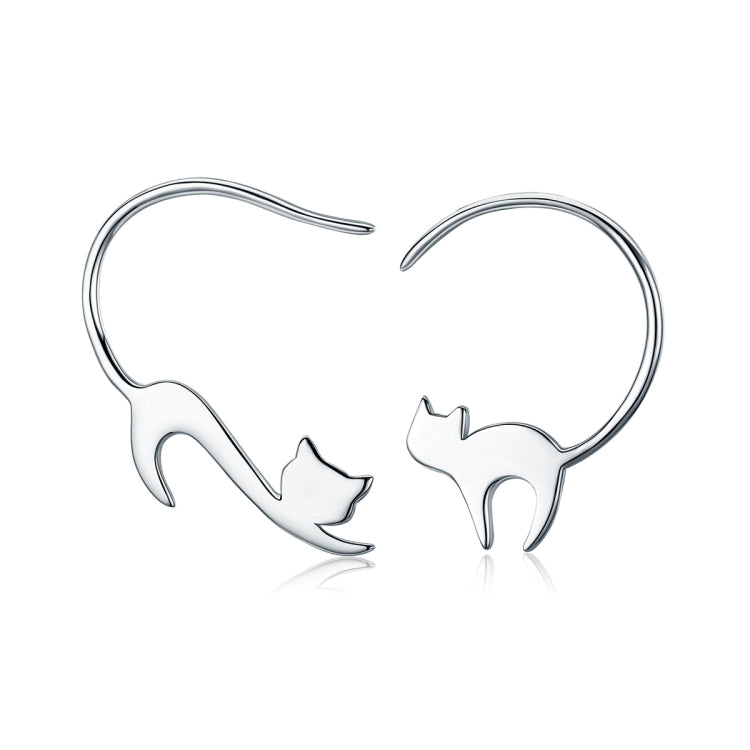 Naughty Cat S925 Sterling Silver Earrings