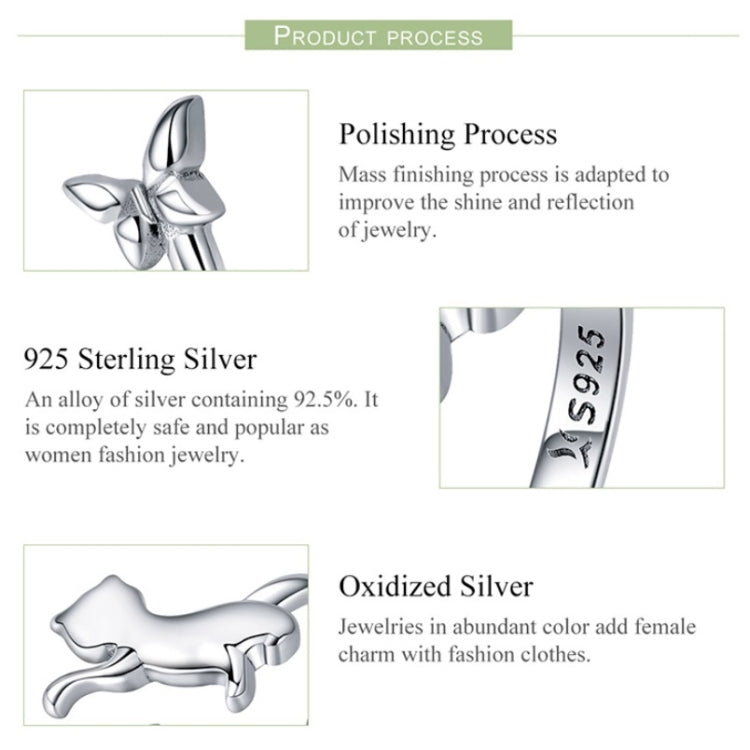 S925 Sterling Silver Ring Cats Companion Fashion Ring