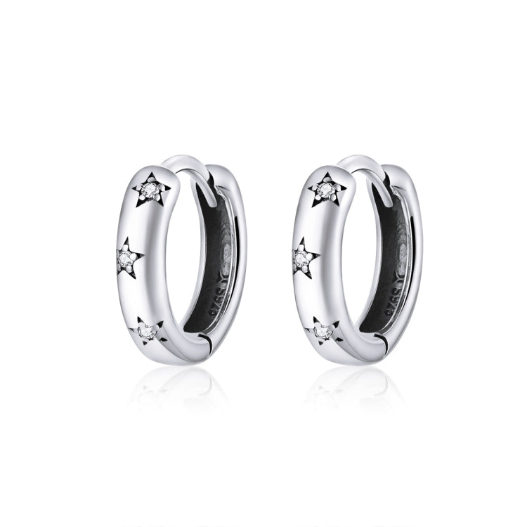 Simple Earrings Sterling Silver S925 Star Earrings