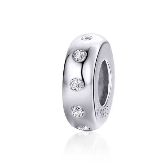 S925 Sterling Silver Zircon Beaded DIY Bracelet Accessories