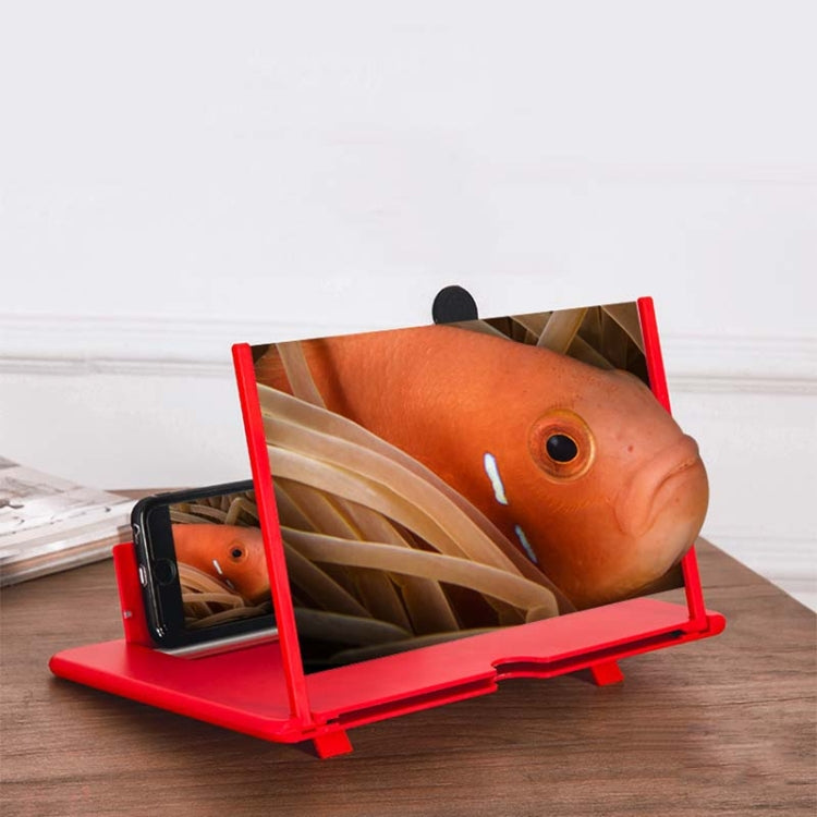Pull-out Mobile Phone Screen Magnifier 3D Video Desktop Mobile Phone Holder