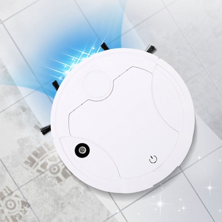 Household Intelligent Humidifying Sweeping Robot Spray Lazy Sweeping Dust Collector Mopping Vacuum Cleaner, White