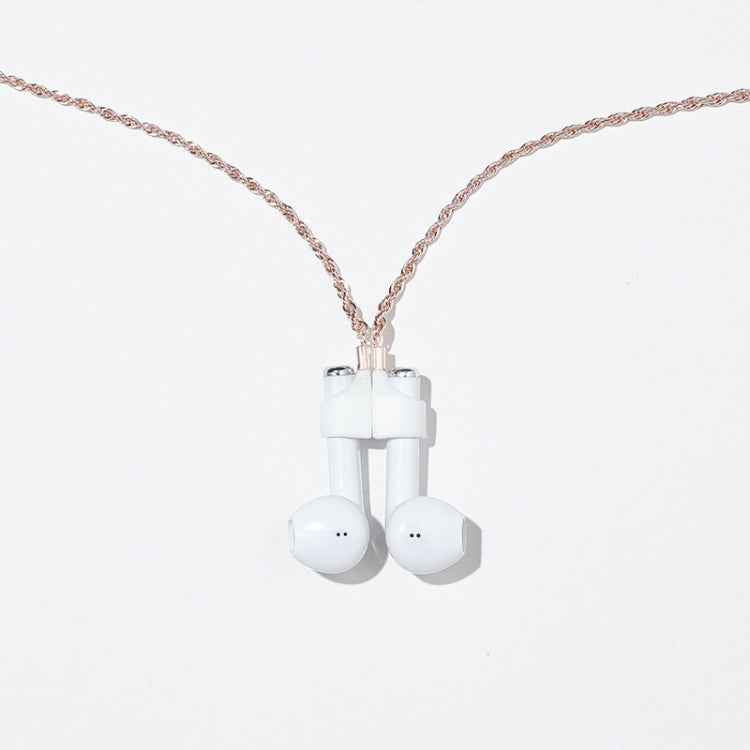 AIRPODS Wireless Headset Anti-lost Chain Strong Magnetic Sleeve Titanium Steel Stainless Steel Color Retention Anti-lost Necklace
