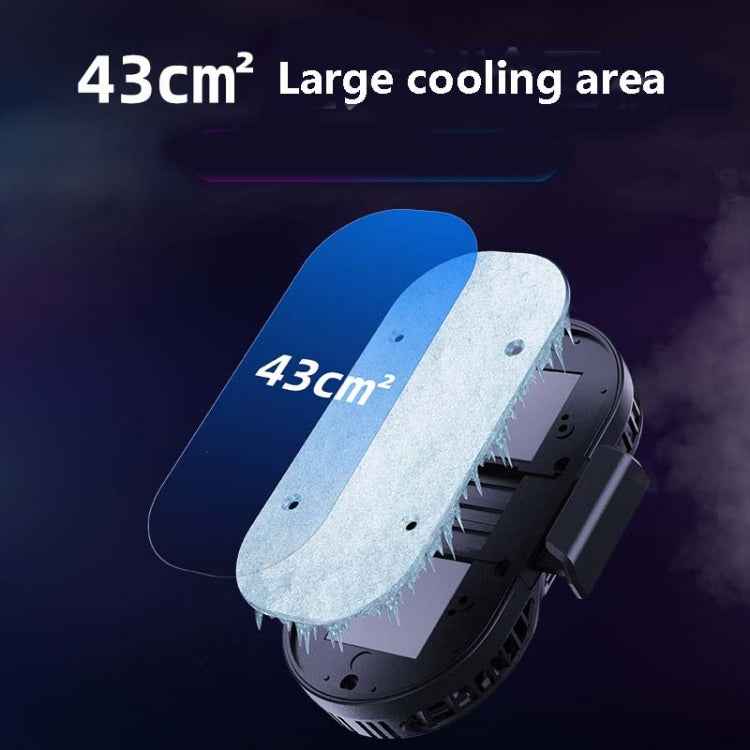 AH-102 Type-C / USB-C + USB Interface Dual Cooling And Fast Cooling Mobile Phone Radiator for 4-6.5 inch Mobile Phones, Power Cable Length: 1.5m