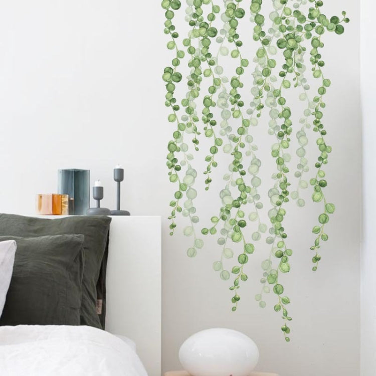 Green Leaf Self-adhesive Removable Wall Stickers