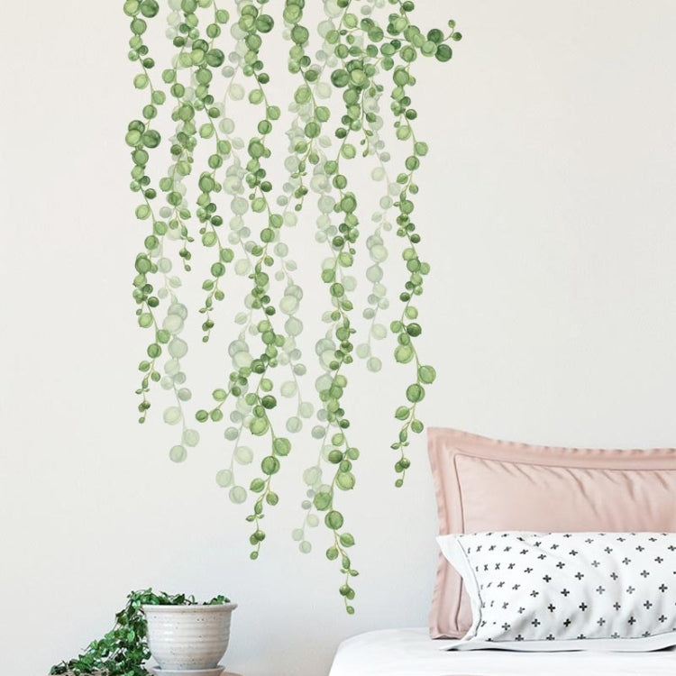 Green Leaf Self-adhesive Removable Wall Stickers
