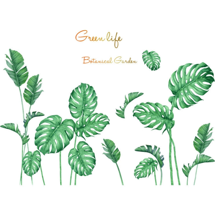 Green Vegetation Home Decoration Self-adhesive Wall Stickers