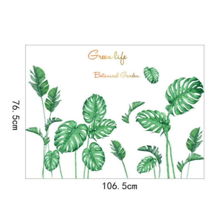 Green Vegetation Home Decoration Self-adhesive Wall Stickers