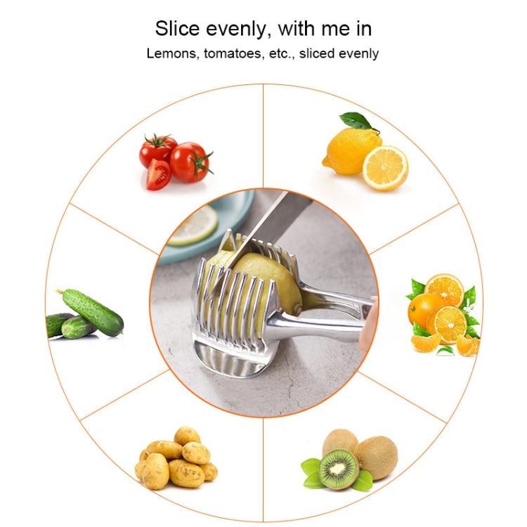 LsCook Aluminum Alloy Lemon Tomato Slicer Egg Slicer Fruit Cutting Tool, Tomato Slicer