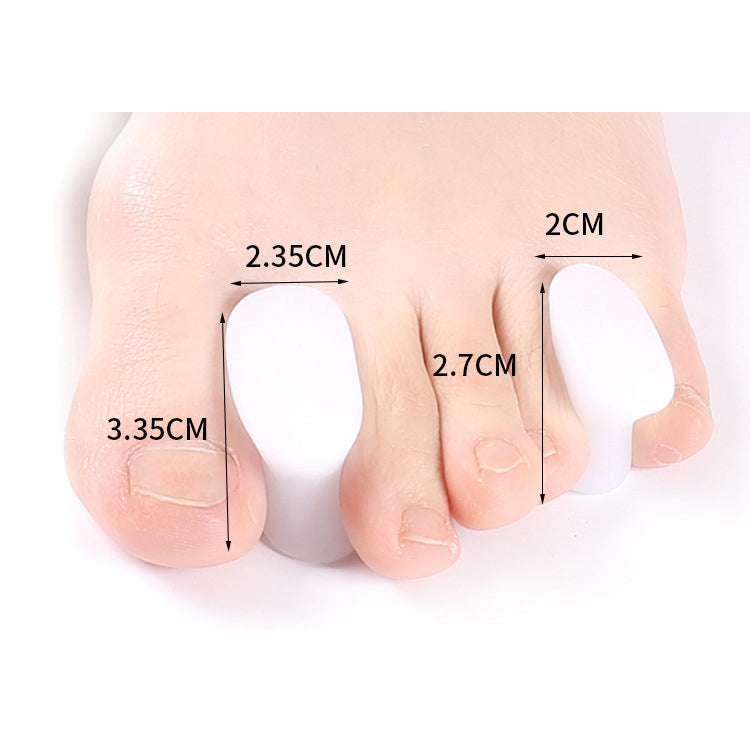 10 Pairs Gel Toe Separator Foot Care Tool Silicone Big Toe Bunion Straightener Valgus Hallux Bunion Protector Corrector Alignment