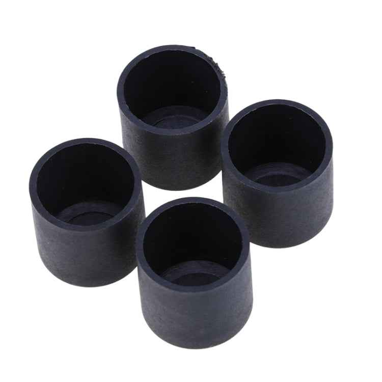 100 PCS Plastic Chair Feet Protectors Black Anti-skid Furniture Legs Table Base Cap Floor Protector Cover, 16mm, 19mm, 22mm, 25mm