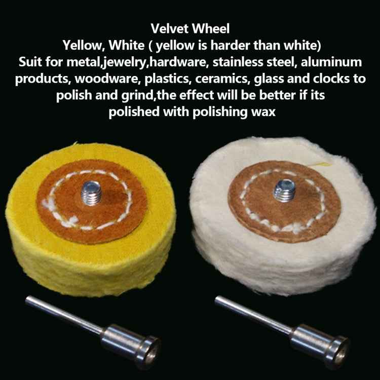 T Style Polish Buffing Wheel Grinding Head Cloth Dremel Wheel Grinder Brush For Rotary