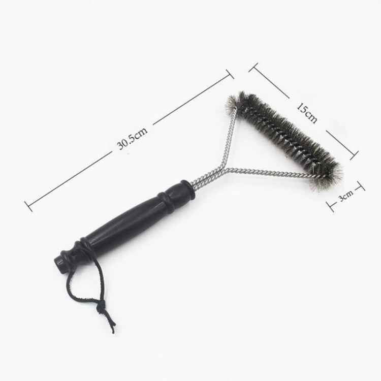 12 inch BBQ Brush Stainless Steel Wire Bristles Cleaning Brushes with Handle