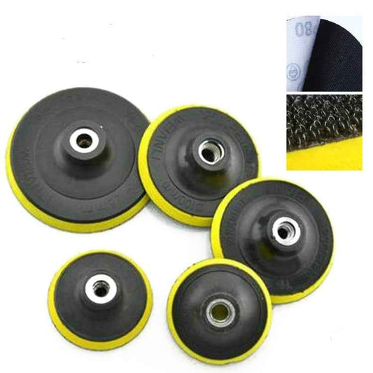 5 PCS Polishing Disc Self-adhesive Sponge Disc Pneumatic Sandpaper Suction Cup, 80mm M10, 100mm M10, 100mm M14, 125mm M10, 125mm M14, 150mm M14, 150mm M16, 180mm M14