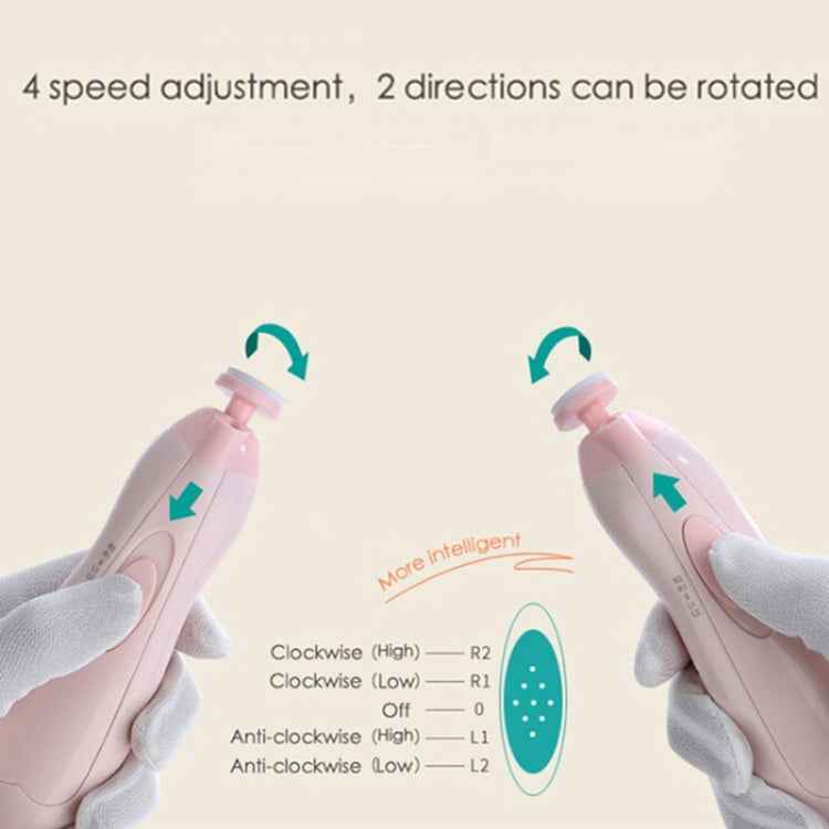 Electric Safe Nail Clipper Cutter Baby Nail Trimmer Manicure Pedicure Clipper Cutter
