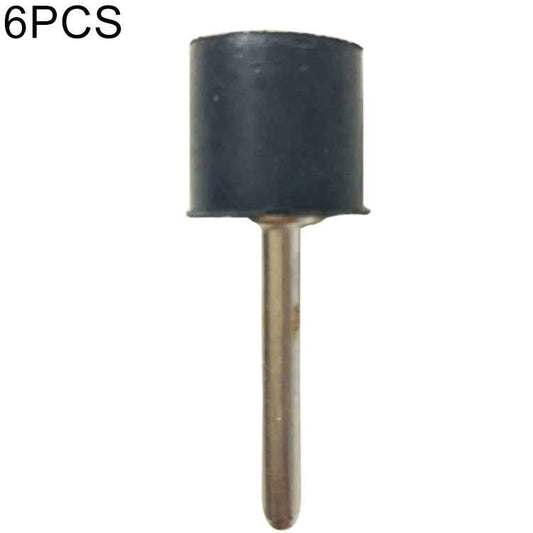 6 PCS Rubber Wheel Connecting Rod Sandpaper Ring Fixing Rod, Without Sandpaper Ring, 12.7MM 3.15MM, 6.35MM 3.15MM, 12.7MM 2.3MM, 6.35MM 2.3MM