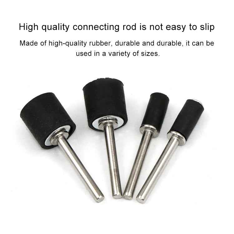 6 PCS Rubber Wheel Connecting Rod Sandpaper Ring Fixing Rod, Without Sandpaper Ring, 12.7MM 3.15MM, 6.35MM 3.15MM, 12.7MM 2.3MM, 6.35MM 2.3MM