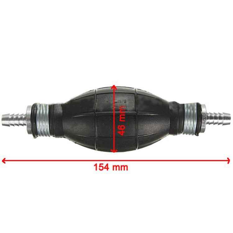 Universal Car Boat Motor Motorcycle Gasoline Pump Spherical Rubber Manual Fuel Pump, 6mm, 8mm, 10mm, 12mm