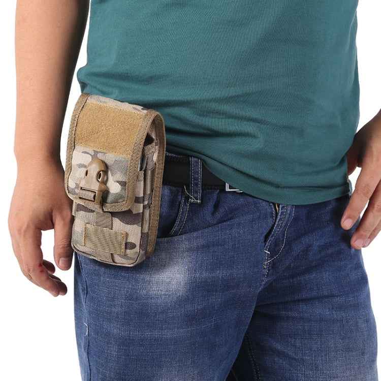 Multifunctional Molle System Waist Bag Outdoor Running Pockets for Mobile Phone under 5.5 inch, 2 PCS