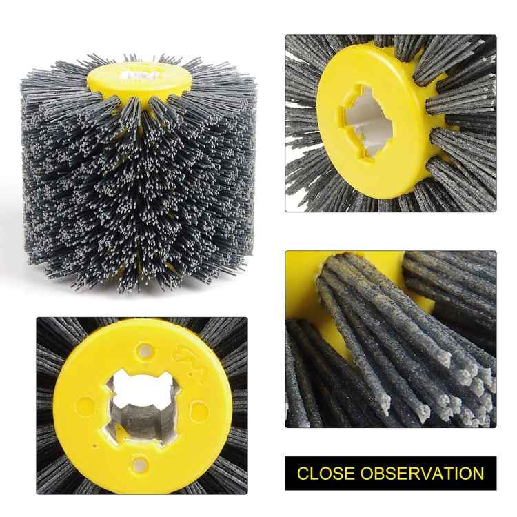 Abrasive Wire Drawing Wheel Wood Grain Reduction Refurbishment Drawing Wheel, 80 Mesh, 120 Mesh, 150 Mesh, 180 Mesh, 240 Mesh, 320 Mesh
