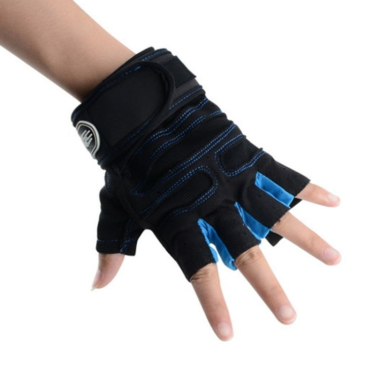 Gym Gloves Heavyweight Sports Exercise Weight Lifting Gloves Body Building Training Sport Fitness Gloves, M, L, XL