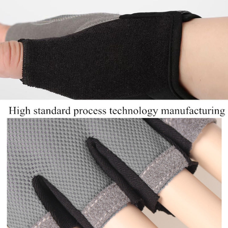 Summer Men Women Fitness Gloves Gym Weight Lifting Cycling Yoga Training Thin Breathable Antiskid Half Finger Gloves, S, L, XL, M