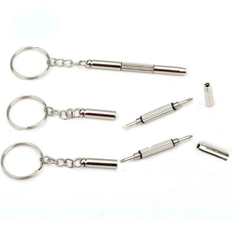 Multifunctional Keychain Repair Tool Screwdriver Portable Mini Multi Tool Key Ring, screwdriver Shape