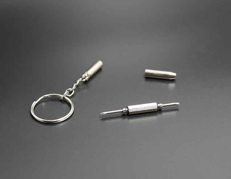 Multifunctional Keychain Repair Tool Screwdriver Portable Mini Multi Tool Key Ring, screwdriver Shape