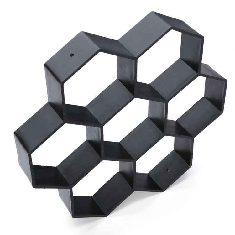 Plastic Floor Mold Ultralight DIY Garden Paving Hexagonal Fancy Mould, Paving Hexagonal Fancy Mould