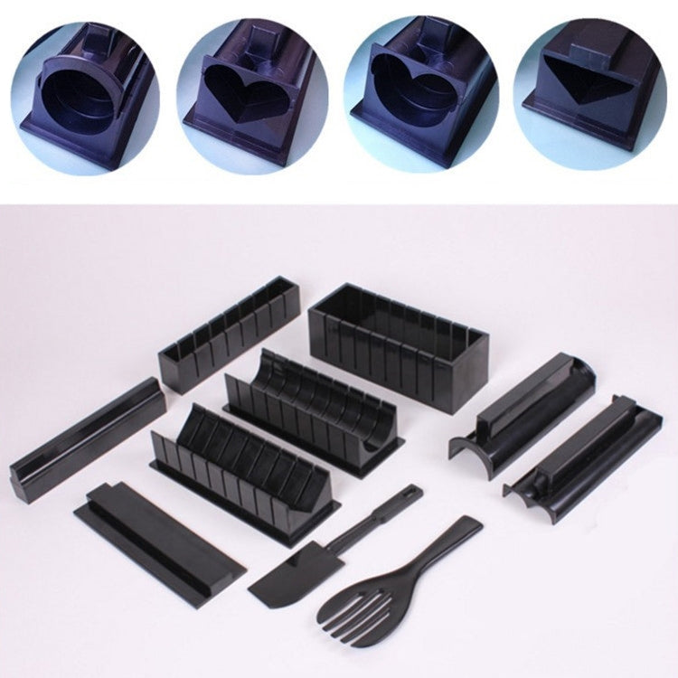 10 PCS/Set DIY Sushi Seaweed Rice Ball Making Mold