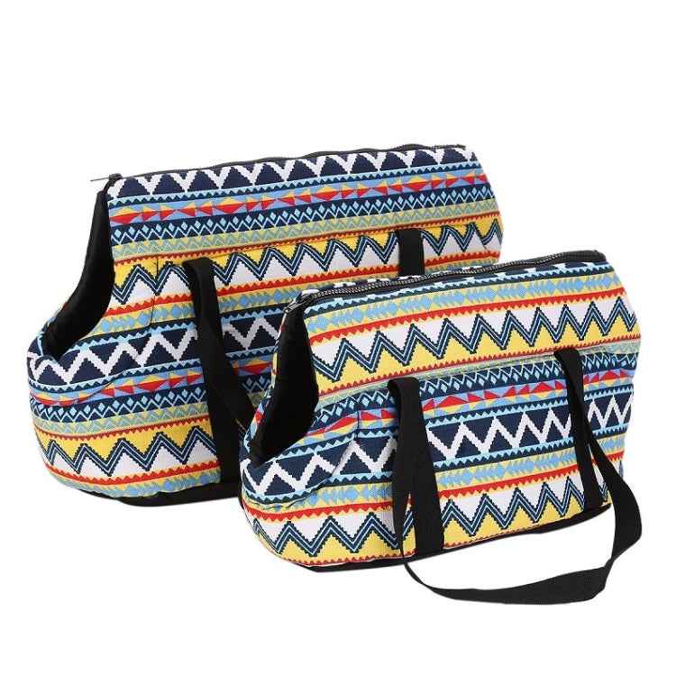 Retro Pet Carrying Bag Comfortable & Breathable Backpack For Cats And Dogs, S 45x21x22cm, L 55x26x27cm