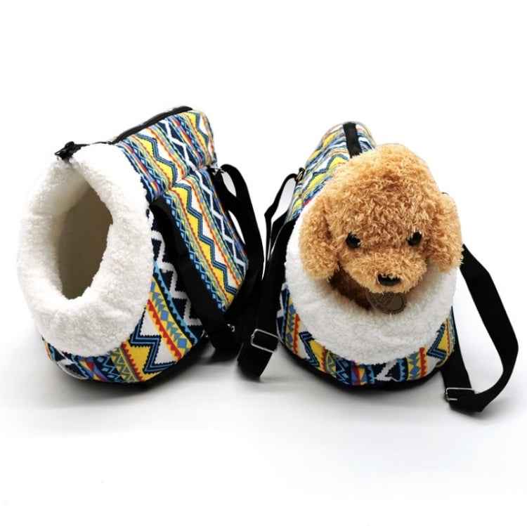 Retro Pet Carrying Bag Comfortable & Breathable Backpack For Cats And Dogs, S 45x21x22cm, L 55x26x27cm