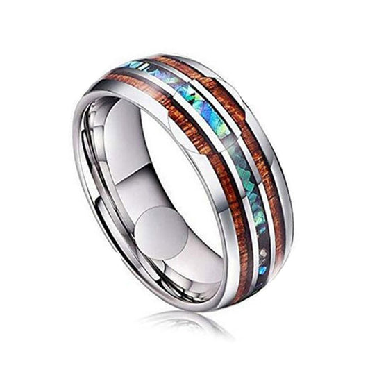 Ceramic Tungsten Steel Dragon Texture Ring for Men, Ring Size:9, 10, 11, 12, 13, 14, 4, 5, 6, 7, 8, 9