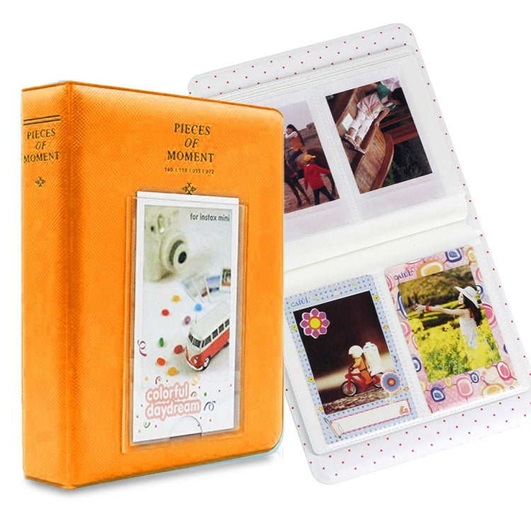 64 Pockets Name Card Pieces for Fujifilm Instax Mini 8 /7s /70 /25 /50s /90, 64 Pockets Green, 64 Pockets Orange, 64 Pockets Pink, 64 Pockets Sky Blue, 64 Pockets Beige, 64 Pockets Blue