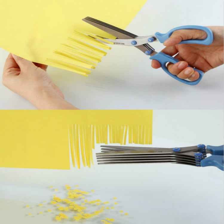 Minced 5 Layers Basil Rosemary Kitchen Scissor Shredded Chopped Scallion Cutter