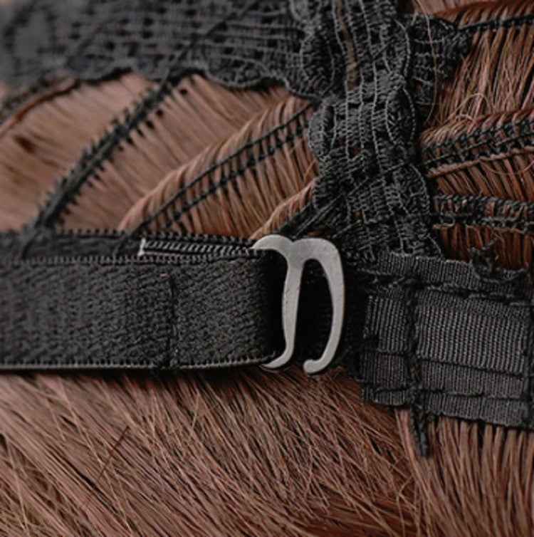 Female Short Hair With Bangs Wig Suitable For Round Face Shoulder Buckle Hair, Chocolate Color 40CM, Honey Pudding Black Top 40CM, Cold Brown 40CM, Black Brown 40CM