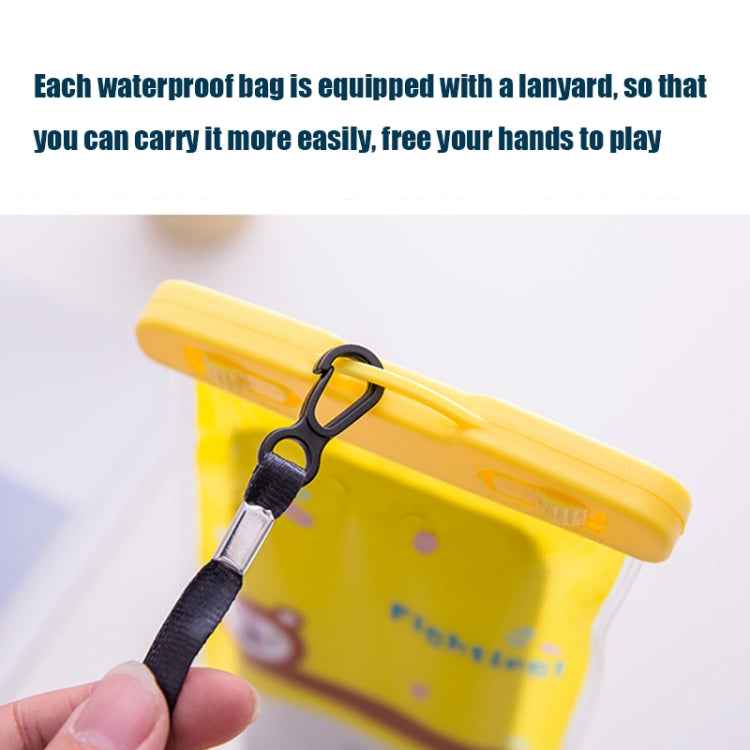 10 PCS Large Outdoor Photo Transparent Waterproof Cartoon Mobile Phone Bag, Elephant, Squirrel, Puppy, Big Elephant, Fawn, Little White Cat, Dolphin, Little Yellow Deer, Little Sheep, Little Pink Cat, Little Cat, Crocodile