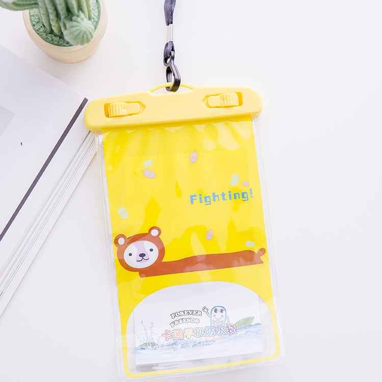 10 PCS Large Outdoor Photo Transparent Waterproof Cartoon Mobile Phone Bag, Elephant, Squirrel, Puppy, Big Elephant, Fawn, Little White Cat, Dolphin, Little Yellow Deer, Little Sheep, Little Pink Cat, Little Cat, Crocodile