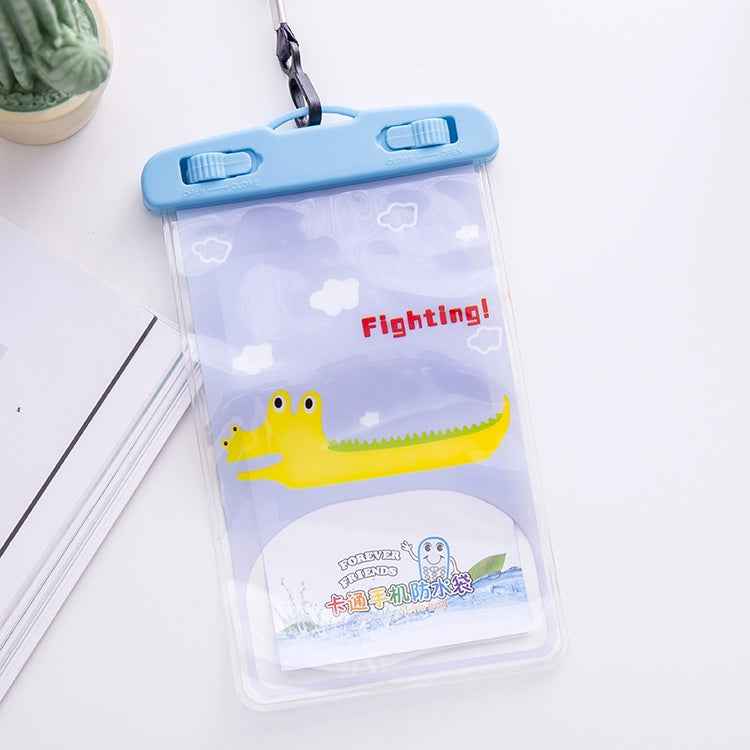 10 PCS Large Outdoor Photo Transparent Waterproof Cartoon Mobile Phone Bag, Elephant, Squirrel, Puppy, Big Elephant, Fawn, Little White Cat, Dolphin, Little Yellow Deer, Little Sheep, Little Pink Cat, Little Cat, Crocodile